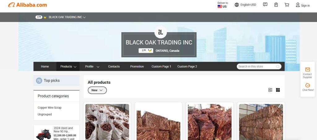 List of Copper Wire Scrap scammers on Alibaba